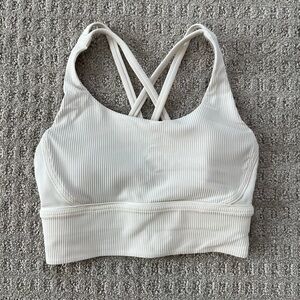 Lululemon Energy Bra Longline Ribbed